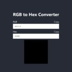 RGB to Hex