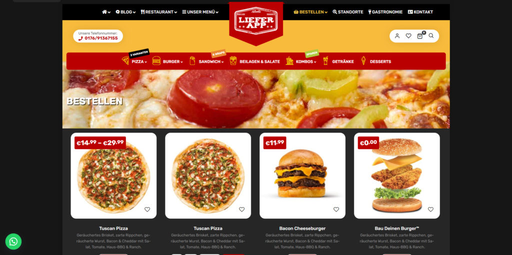 lieferPWA 1.02. - Website und APP am Beispiel lieferapp.ist 6 shop 4