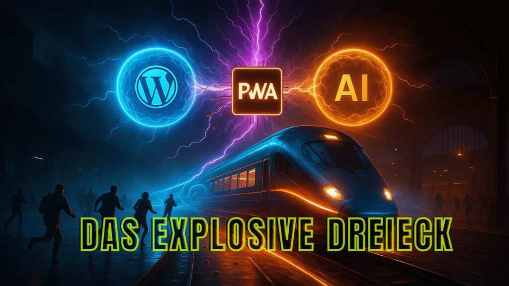 Das explosive Dreieck: Wie WordPress, PWA's und KI gemeinsam die digitale Welt revolutionieren 1 WordPress, PWA & KI - Featured Image