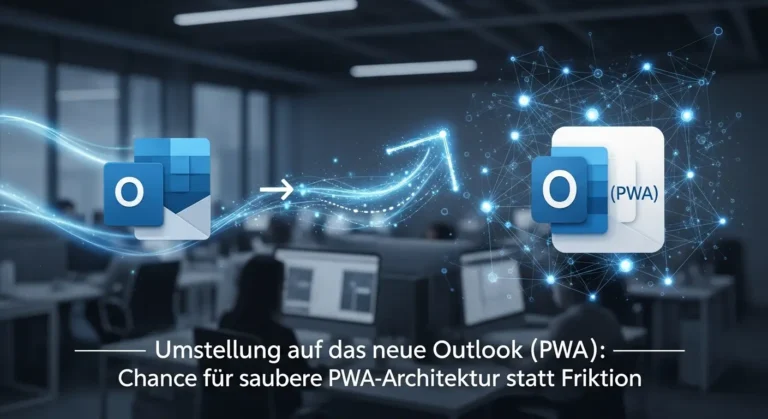 Umstellung auf das neue Outlook (PWA): Chance für saubere PWA-Architektur statt Friktion 1 outlook pwa friktion.262Z