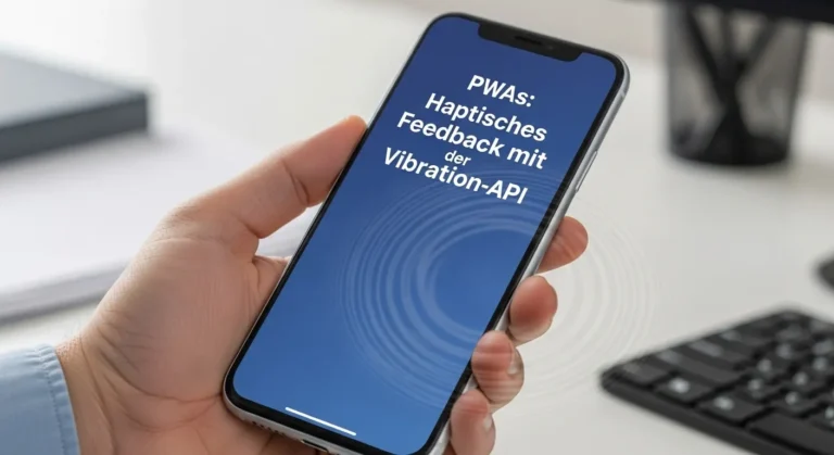 pwa haptisches feedback vibration api.436Z