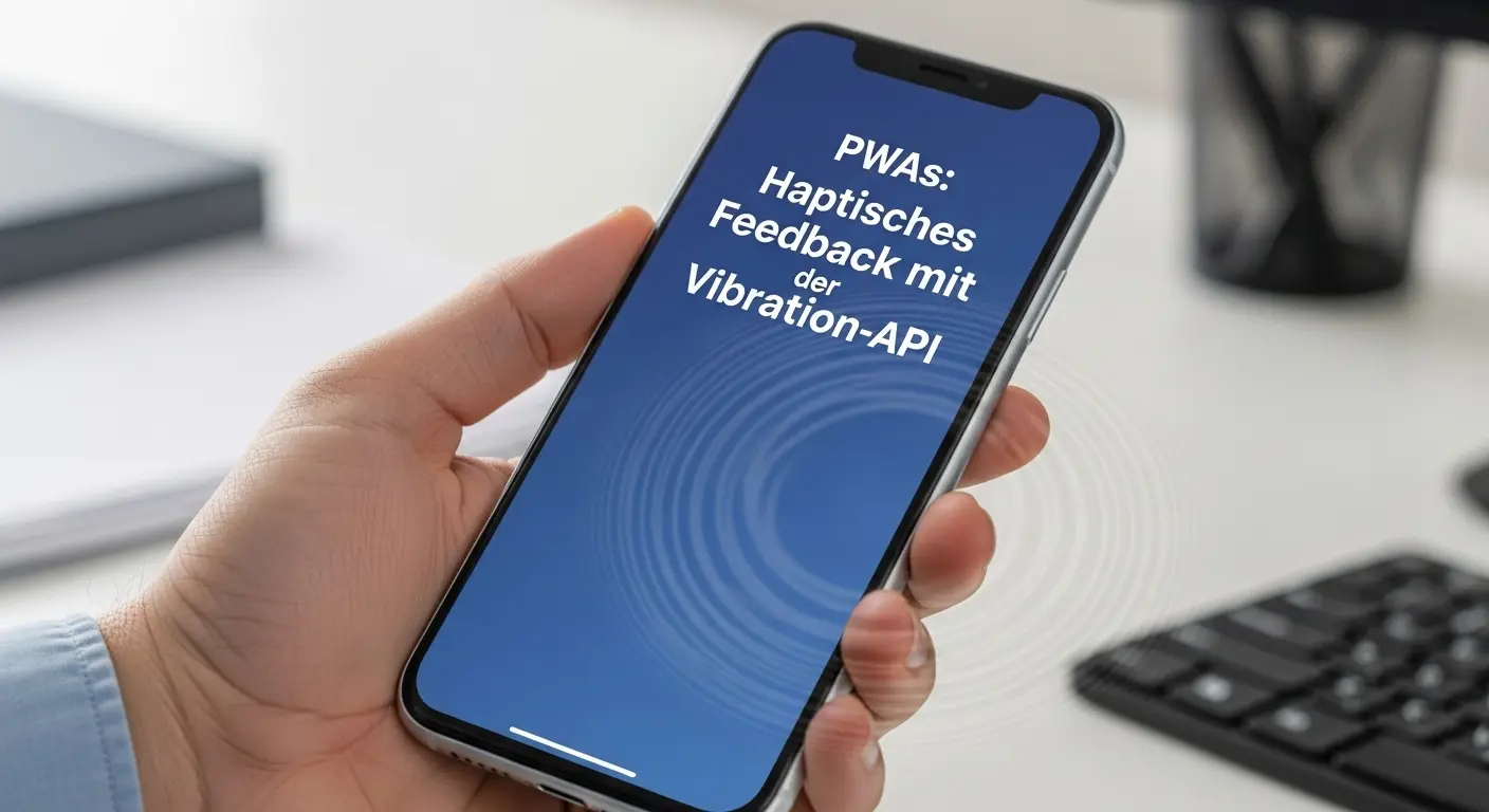 pwa haptisches feedback vibration api.436Z