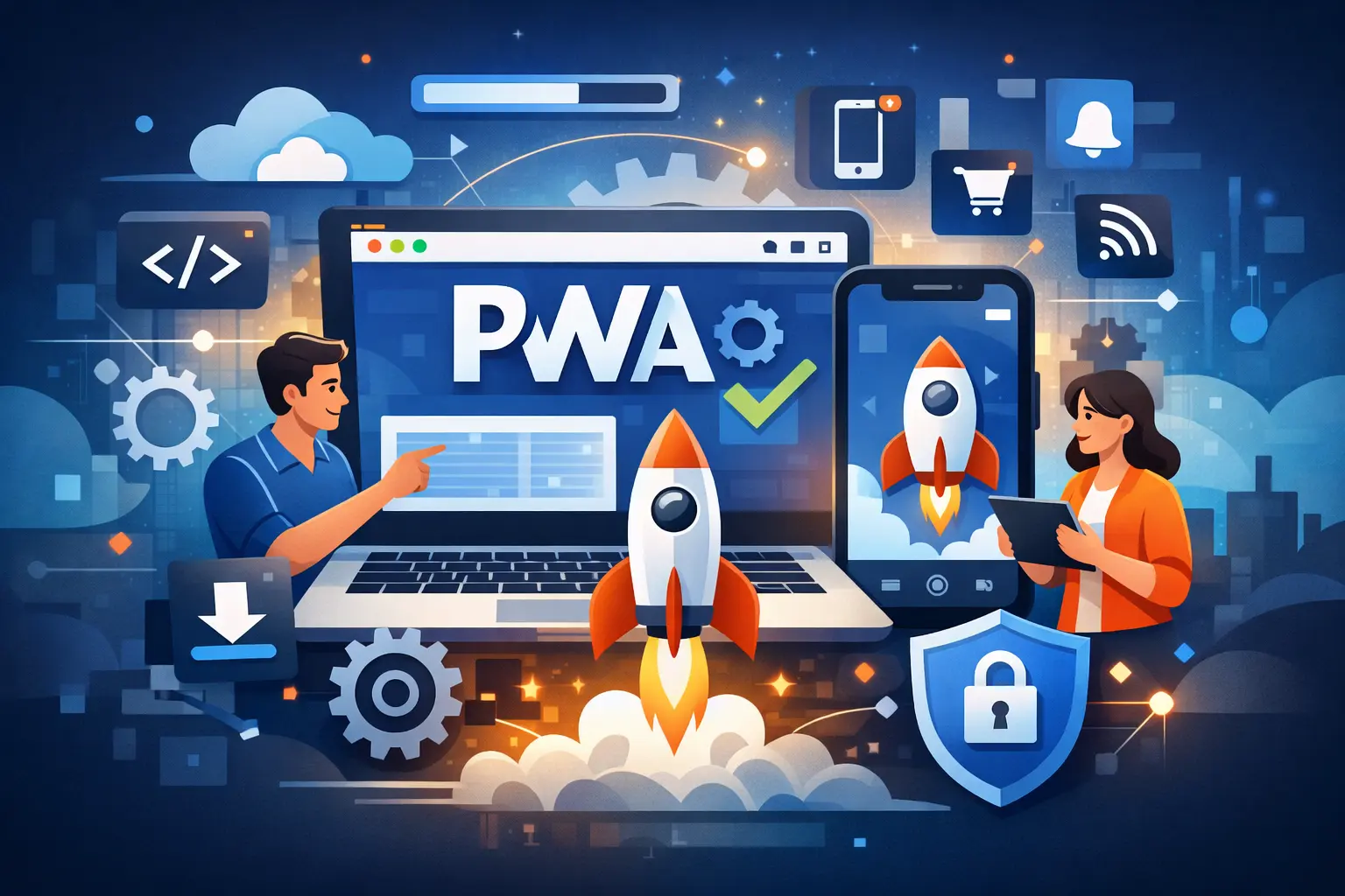 PWABuilder.com im Detail: Web-Inhalte strategisch in Progressive Web Apps (PWAs) überführen 5 PWA Entwicklung im digitalen Zeitalter