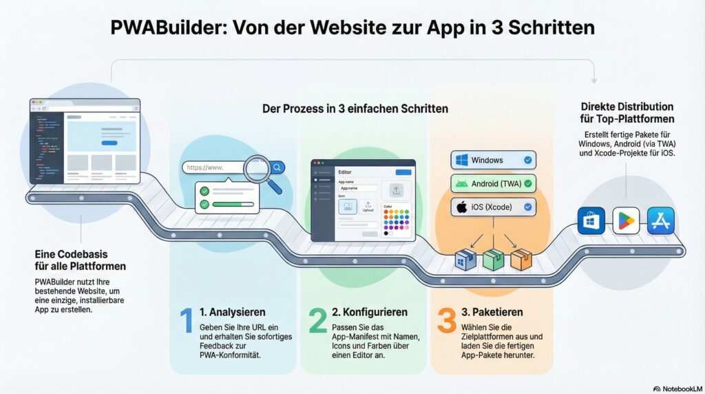 PWABuilder.com im Detail: Web-Inhalte strategisch in Progressive Web Apps (PWAs) überführen 4 leitfaden pwa builder