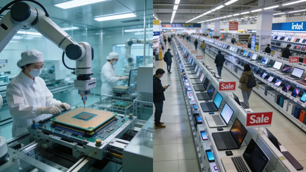 Der Halbleiter Riss Infrastruktur vs. Consumer