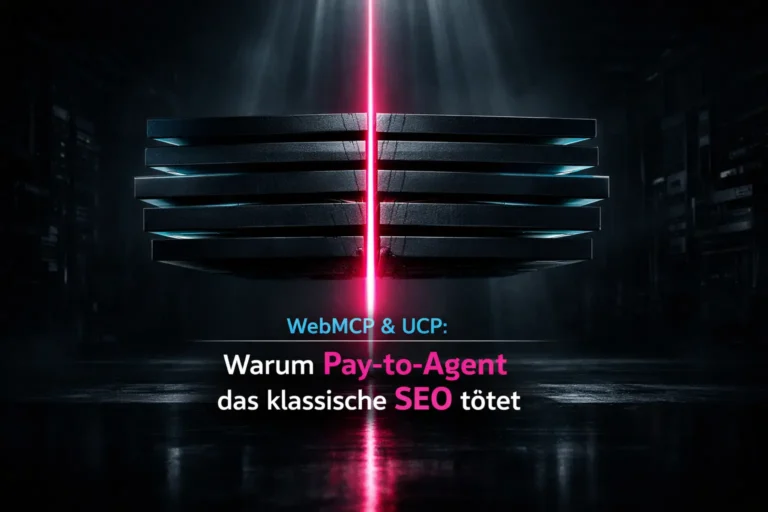 WebMCP & UCP: Warum Pay-to-Agent das klassische SEO tötet