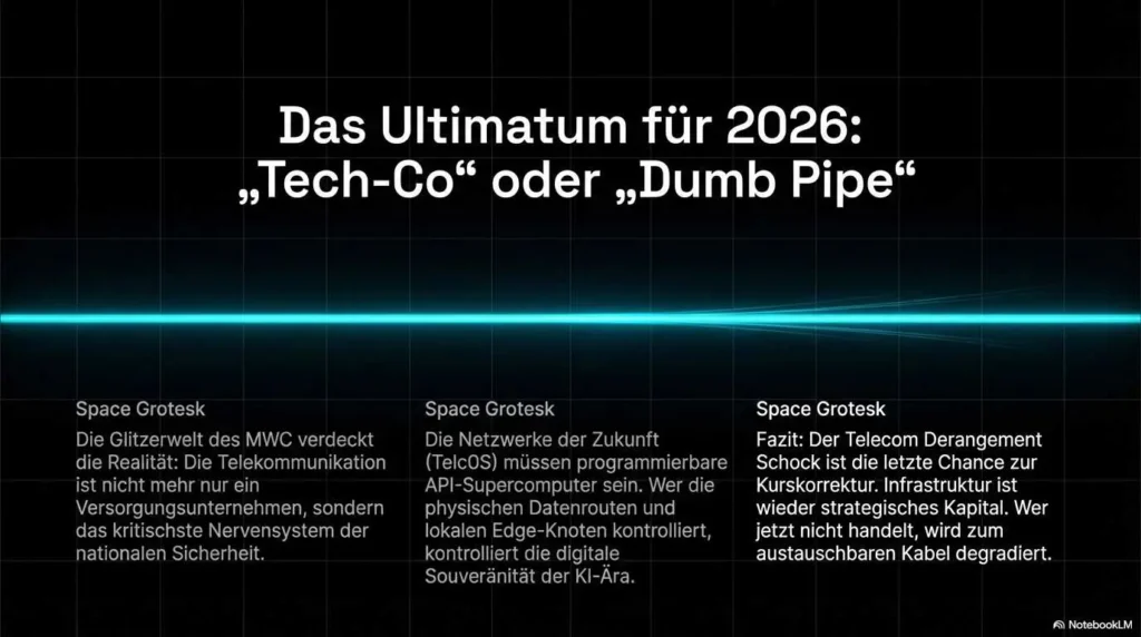 Der „Telecom Derangement“ Schock: Warum die Glitzerwelt des MWC 2026 unsere größten Verwundbarkeiten verdeckt 27 MWC 2026 Telecom Derangement Shock 15