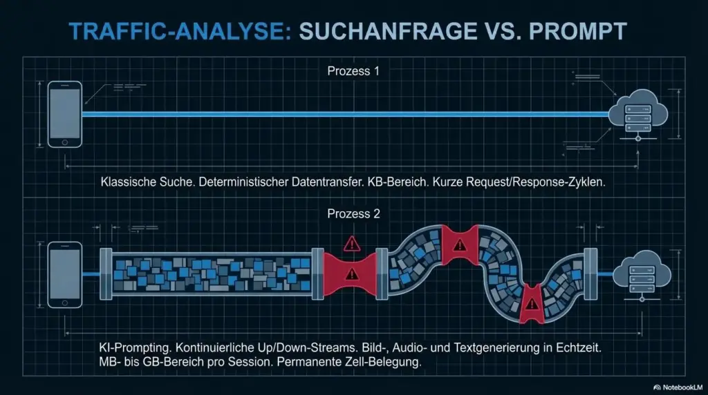 Datenkollaps durch KI-Smartphones: Warum unser Mobilfunknetz der KI-Welle nicht standhält 3 datenkollaps ki smartphones mobilfunknetz 3
