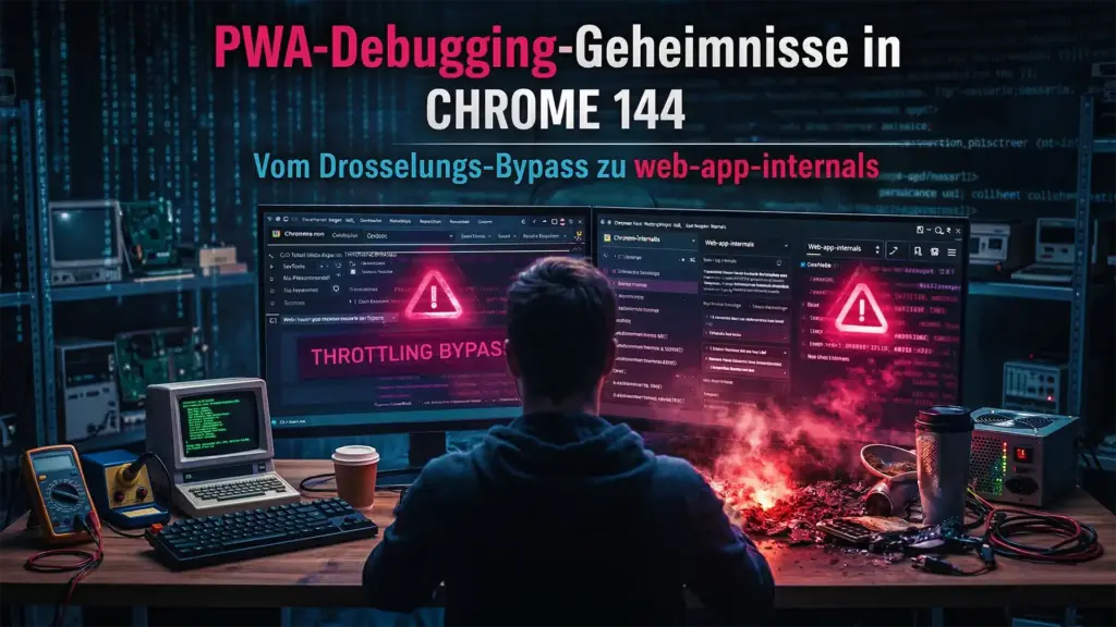 PWA-Debugging-Geheimnisse in Chrome 144: Vom Drosselungs-Bypass zu web-app-internals 15 pwa debugging chrome 144