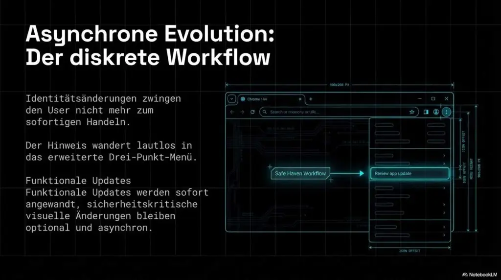 Der »Review App Update«-Workflow: Das Ende disruptiver PWA Pop-ups 10 pwa review app update chrome 144 3